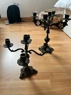 2 koperen kandelaars, Antiek en Kunst, Ophalen