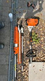 Stihl km 131 r met hoogsnoeier hl145 en ht kettingzaag, Tuin en Terras, Ophalen, Zo goed als nieuw