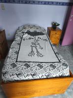 lit d'une personne en bois avec table de nuit, Enlèvement, Utilisé, Une personne, Bois