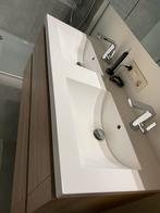 Nieuw wastafel met 2 lavabo’s, Bricolage & Construction, Sanitaire, Lavabo, Enlèvement, Chrome, Neuf