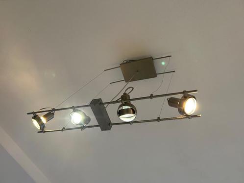 lumiere: Spot 4x  chrome mat, Huis en Inrichting, Lampen | Plafondlampen, Gebruikt, Metaal, Ophalen