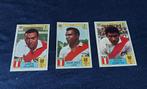 3 versch. Panini stickers 'WK Mexico 70'  Peru  -originals-, Ophalen of Verzenden, Gebruikt, Meerdere stickers