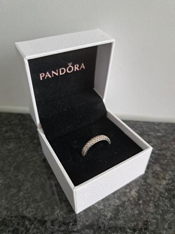 Zilveren Pandora ring maat 50