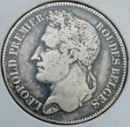 2 Frank 1834 Pos B Zeldzaam, Zilver, Ophalen of Verzenden, Losse munt, Zilver