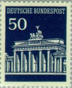 Y&T 371 Michel 509 - Gebouwen - 1966 zonder gom X, Ophalen of Verzenden, BRD, Postfris