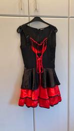 Zwart/rood kleedje maat M, Kleding | Dames, Ophalen of Verzenden, Zo goed als nieuw, Maat 38/40 (M), Kleding