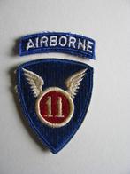Patch 11th Airborne 39-45 origineel, Verzenden
