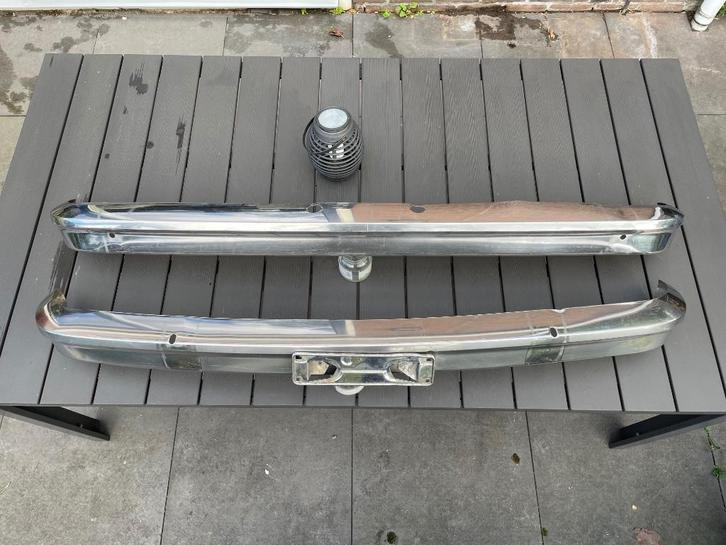 Alfa Romeo 105 Giulia Super bumper voor + achter netjes!, Motoren, Onderdelen | Oldtimers, Gebruikt, Ophalen of Verzenden