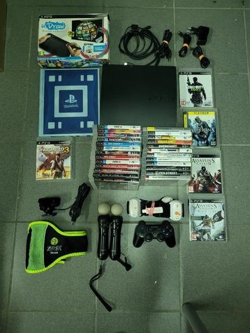 Ps3 avec accessoires et 30 jeux . beschikbaar voor biedingen