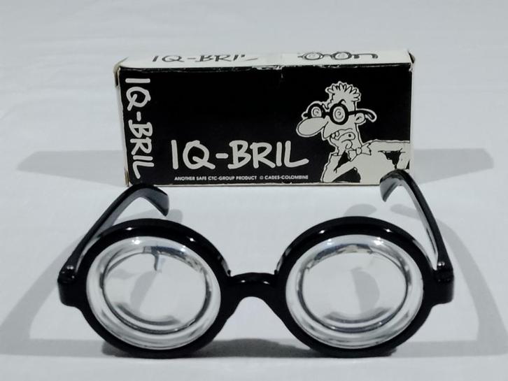 IQ-Bril - Lunettes D'Intello, Hobby & Loisirs créatifs, Articles de fête, Utilisé, Farces et Attrapes, Enlèvement ou Envoi