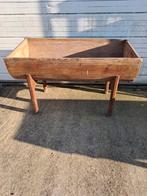 Oude houten trog op poten – rustiek & decoratief, Ophalen, Gebruikt, ., .