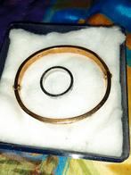 Armband met ringen 18 kaart goud particulier verkoop, Handtassen en Accessoires, Ophalen of Verzenden, Goud, Goud