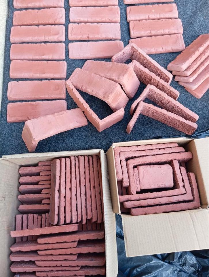 Baksteenbekleding, Doe-het-zelf en Bouw, Metselstenen, Nieuw, Beton, Ophalen of Verzenden