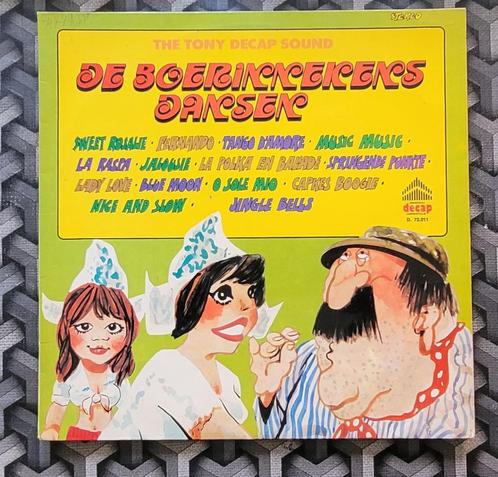 LP The Tony decap sound  De boerinnekens, CD & DVD, Vinyles | Pop, Utilisé, 1960 à 1980, Enlèvement ou Envoi