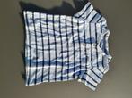 wit met blauwe strepen t-shirt of polo, CA, 116, Kinderen en Baby's, Kinderkleding | Maat 116, Ophalen of Verzenden, Zo goed als nieuw