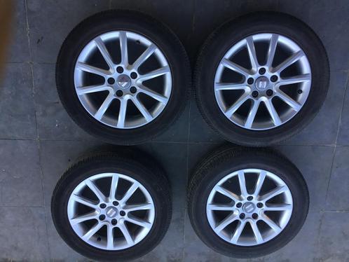 Seat aluminium velgen, Auto-onderdelen, Banden en Velgen, Velg(en), Zomerbanden, 16 inch, 205 mm, Personenwagen, Gebruikt, Ophalen