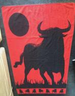 (Strand)handdoek TOROS/Stier 160cmx88cm, Ophalen of Verzenden, Zo goed als nieuw, Rood, Handdoek