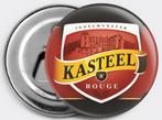 Décapsuleur aimanté de bière 56mm KASTEEL rouge, Ophalen of Verzenden, Nieuw