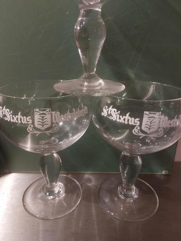 3x Westvleteren glas beschikbaar voor biedingen