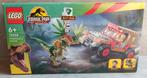lego jurassic world 76958 Dilophosaurus hinderlaag, Enlèvement ou Envoi, Neuf, Ensemble complet, Lego