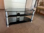 Designtafel / televisiekast, Huis en Inrichting, Tafels | Salontafels, Ophalen, Zo goed als nieuw, Glas