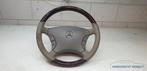 Mercedes W220 C215 S Klasse stuur stuurwiel leer leder beige, Gebruikt, Mercedes-Benz