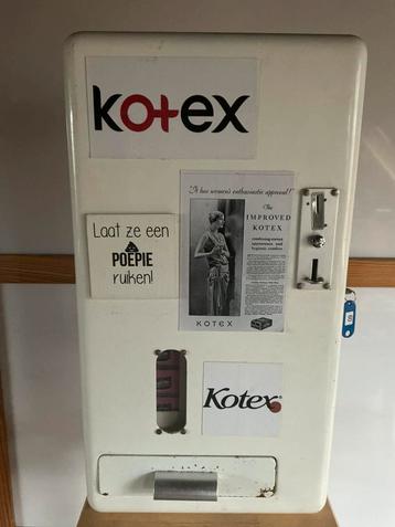 Kotex sanitaire sevettenautomaat ( tampon of maandverband) beschikbaar voor biedingen