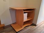 Bureau tafel, lichte eik, op wieltjes, Ophalen
