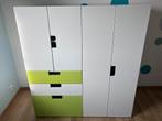 Kinderkledingkast - groen/wit - IKEA STUVA, Huis en Inrichting, Ophalen, Zo goed als nieuw