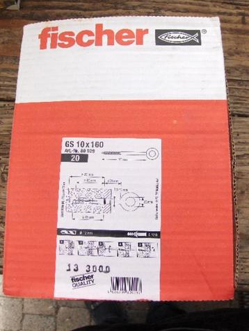Fischer Oogschroef GS 10 x 160 - 80929 | Inhoud: 20 stuks  beschikbaar voor biedingen