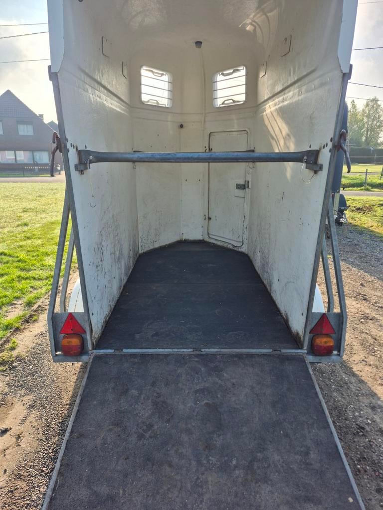 1,5 paardstrailer te koop, Ophalen of Verzenden, Polyester