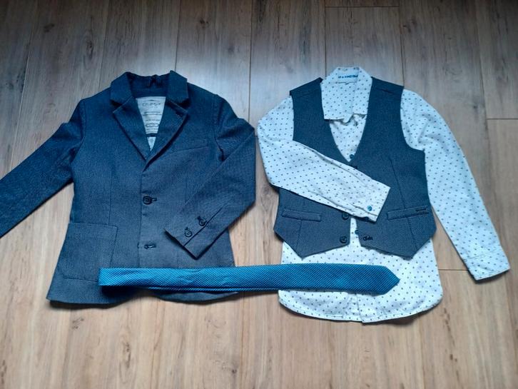 Feestkleding van  Gymp jongens  maat 122 - 128, Kinderen en Baby's, Kinderkleding | Maat 122, Zo goed als nieuw, Jongen, Setje