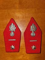 Rijkswacht kraagspiegel adjudant 1eklas 1, Ophalen of Verzenden, Rijkswacht, Embleem of Badge