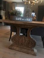 Exclusieve Landelijke tafel met 6 stoelen, Huis en Inrichting, Complete eetkamers, Ophalen, Zo goed als nieuw, Landelijk, 4 tot 6 stoelen