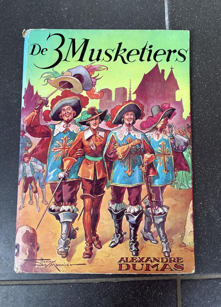 Strip 'De 3 musketiers', Alexandre Dumas, Une BD, Enlèvement, Utilisé