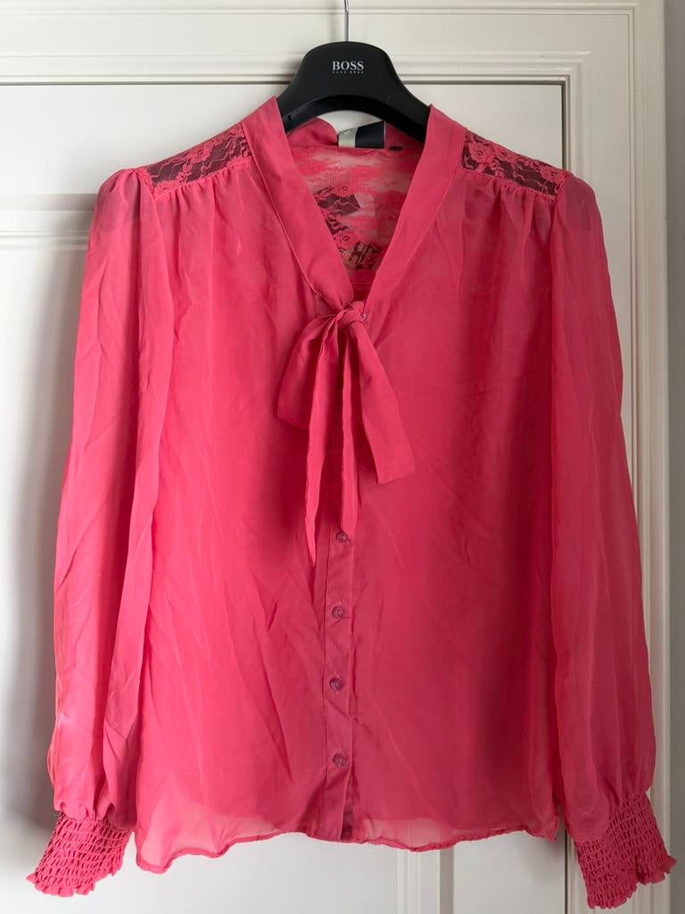 Nieuw! Bloesje met kant maat 42/44, Kleding | Dames, Ophalen of Verzenden, Nieuw, Maat 42/44 (L)