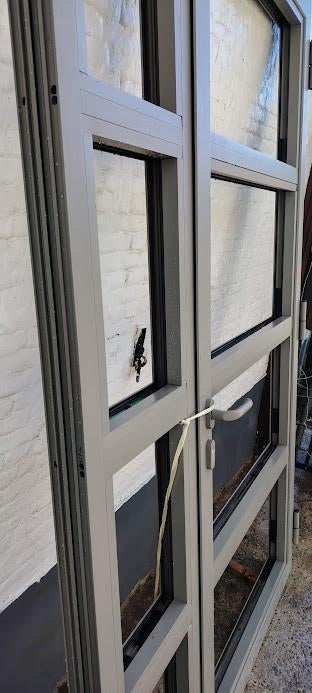 VOORDEUR met zijlicht (NIEUW), Doe-het-zelf en Bouw, Ophalen, 120 cm of meer, Nieuw, Buitendeur