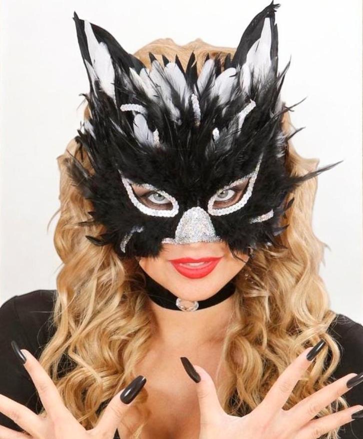 WIDMANN - Masque pour les yeux de chat pour adultes, Vêtements | Femmes, Costumes de carnaval & Vêtements de fête, Neuf, Accessoires