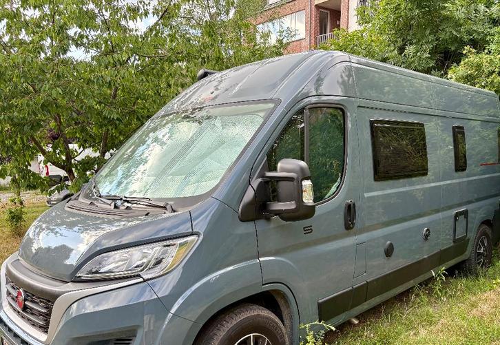 Rollerteam Livingstone 5, Fiat Ducato, 3000 km als nieuw, Caravans en Kamperen, Mobilhomes, Particulier, tot en met 5, Integraal