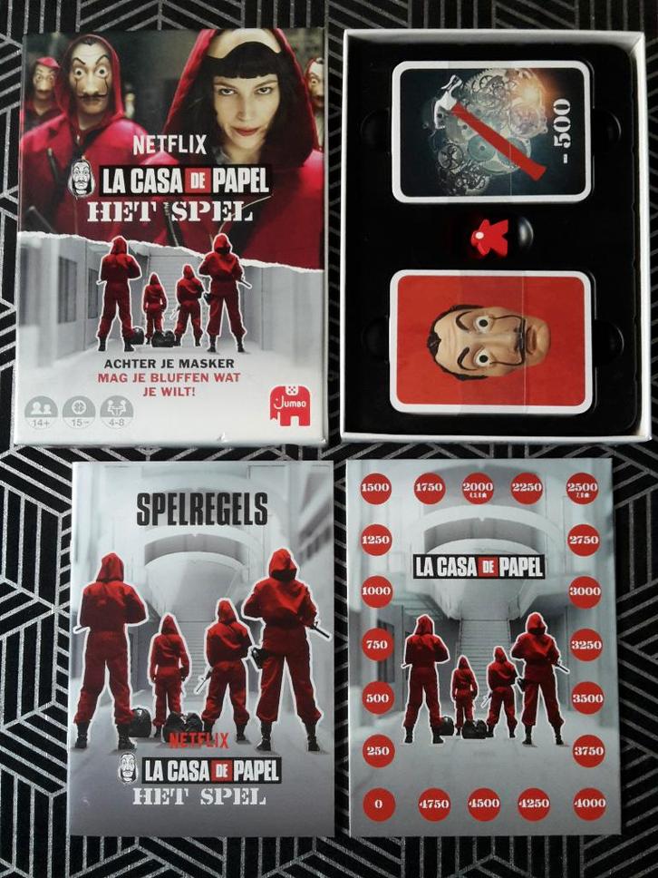 La Casa de Papel Het Spel, 4-8 spelers, + 1 gratis promo, Hobby & Loisirs créatifs, Jeux de société | Jeux de cartes, Neuf, Enlèvement ou Envoi