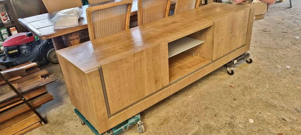 TV meubel, Ophalen, Overige materialen, 150 tot 200 cm, Minder dan 100 cm