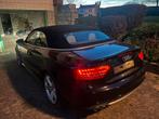 Audi A5 sline cabriolet  roule parfaitement problème capote, Auto's, Cabriolet, Zwart, Leder, Particulier