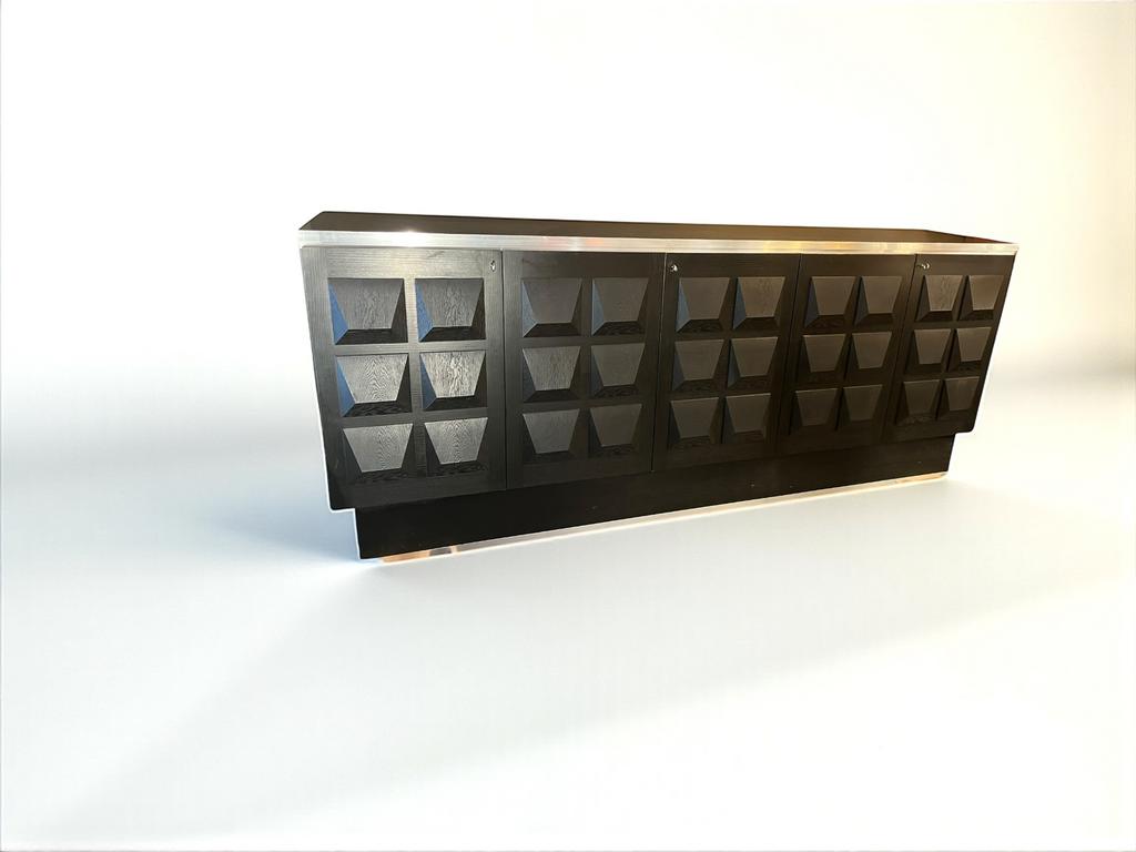 Brutalist Credenza, Ophalen, Zo goed als nieuw