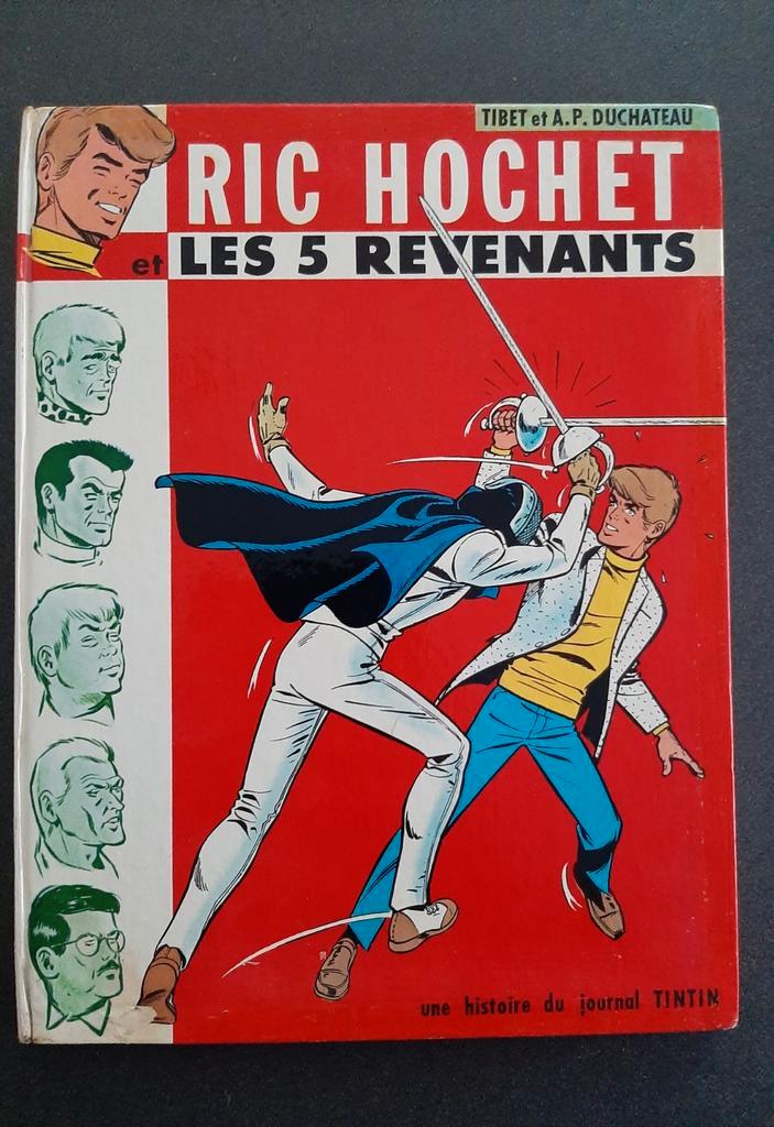 Ric Hochet 10 : Les 5 revenants EO 1970, Livres, BD