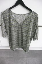 Blauw groen geprinte bloes JBC (K782), Taille 38/40 (M), Enlèvement ou Envoi, JBC, Comme neuf