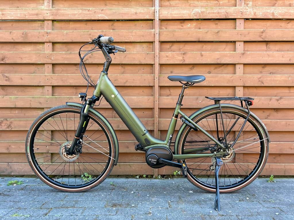 Elektrische fiets middenmotor bosch zoals nieuw!, Fietsen en Brommers, Elektrische fietsen, Ophalen, Zo goed als nieuw