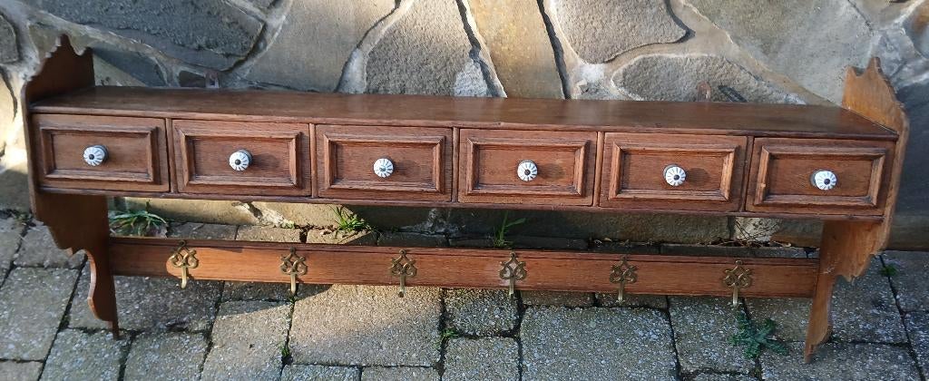 Archelle avec tiroirs et patentes - Chêne., Antiquités & Art, Enlèvement