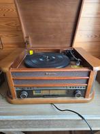 Roadstar player met turntable, AM/FM stereo radio, casette e, Zo goed als nieuw, USB-aansluiting, Platenspeler-onderdeel, Ophalen