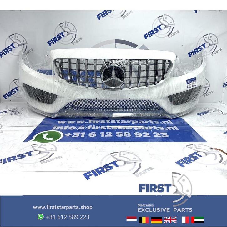 W205 C43 AMG VOORBUMPER + GT GRIL Mercedes C Klasse WIT COMP, Autos : Pièces & Accessoires, Carrosserie & Tôlerie, Pare-chocs