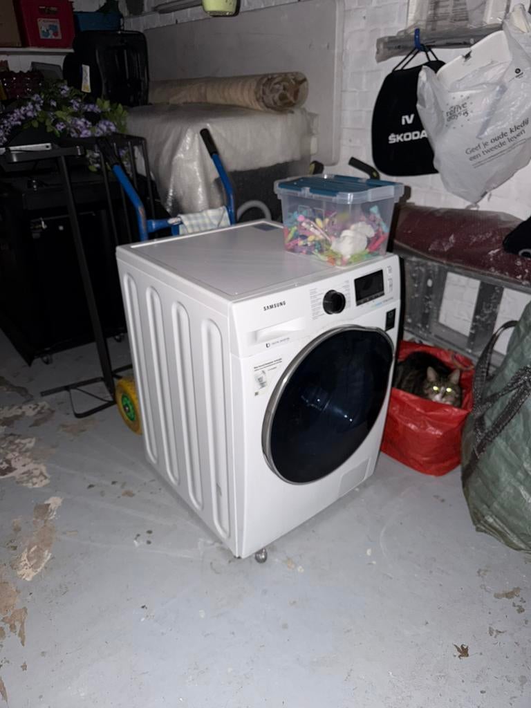 Wasmachine Samsung met klein defect, Ophalen, Zo goed als nieuw